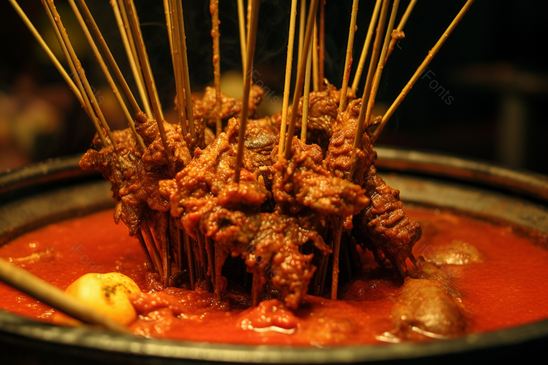 地方特色麻辣美食串串香美味食品,高清,摄影图,摄影图片,图片大全,摄影图免费下载